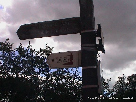 Sign to Roman Fort