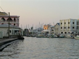 Boats on Haulover Creek near Swing Bridge