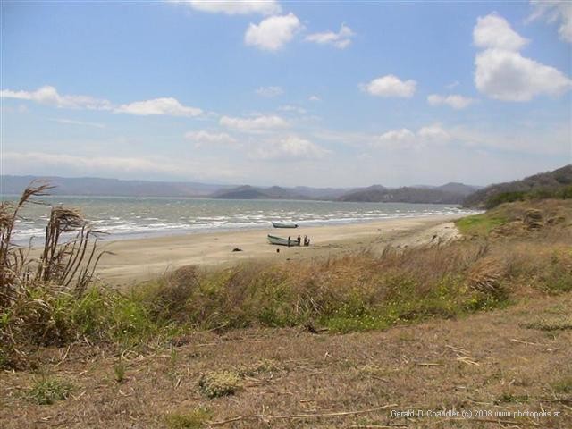 Shore of Bahia Salinas below Hotel