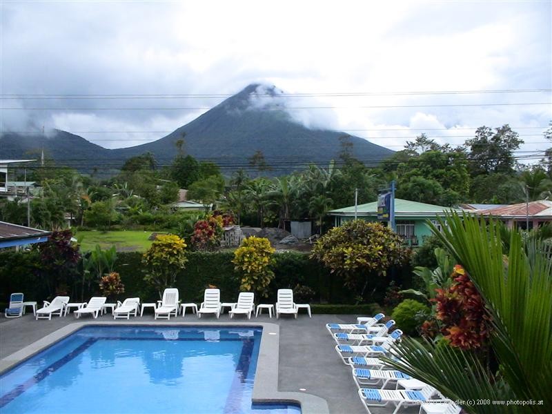 Volcan Arena seen from Hotel San Bosco, La Fortuna