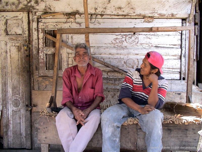 Two men in Granada Central Market