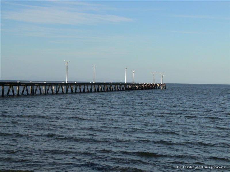 Pier heading into 100-mile long Lake Nicaragua