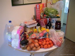 Our first shopping harvest