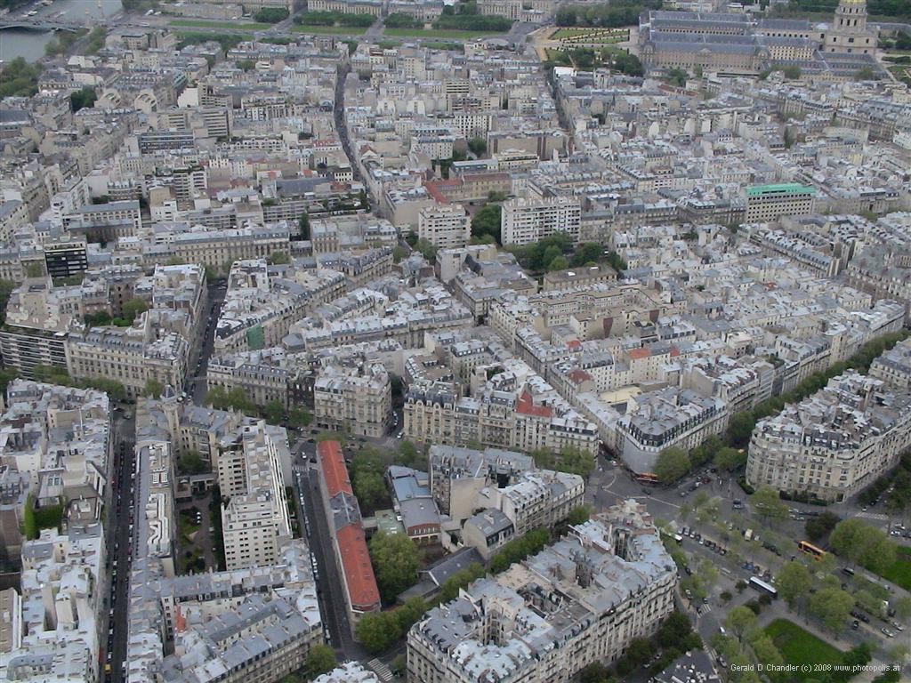View from Eiffel tower