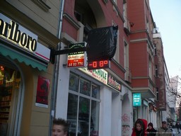 It's -8C (+4F) Today