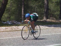 Bicycle race seen on drive from Fethiye to Marmaris