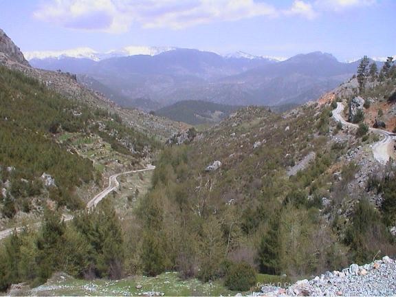 The Road from Alanya to Anamur