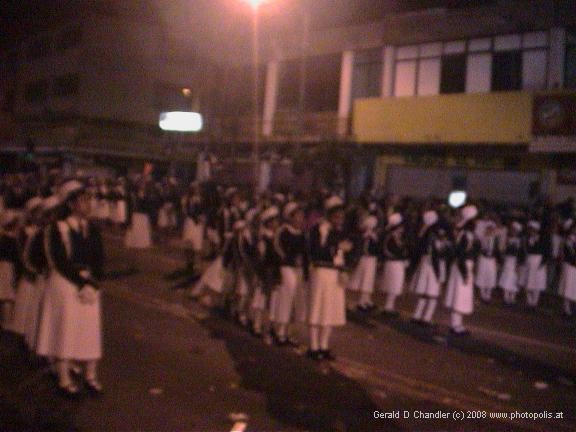 Marchers in the Virgin's Parade