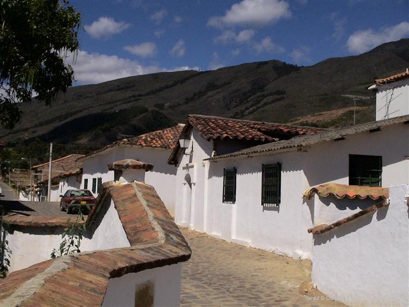 Residential Street and Bare Hills