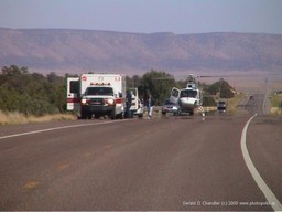 Medical evacuation helicopter, Route 66
