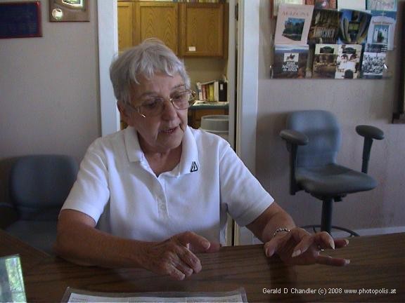 Volunteer Retiree who told us all about the history of Tubac