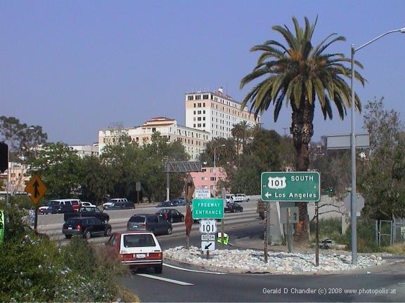 Hollywood Freeway Entrance, near Alvarado