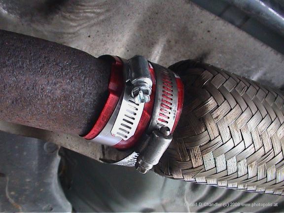 Fix to Ford Esort exhaust pipe